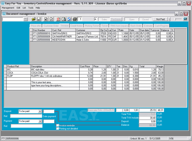 inventory management invoicing inventory software